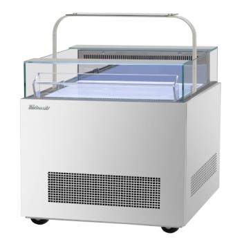 12408 - Turbo Air - TOS30NNDS - 30 in Stainless Steel Display Case with Top Shelf Product Image