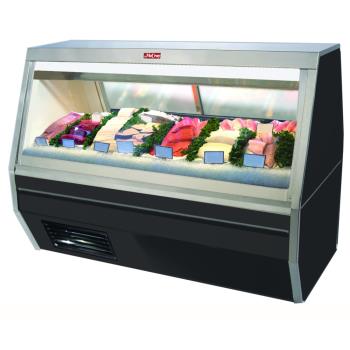 HWDSCCFS354B - Howard McCray - SC-CFS35-4-BE-LED - 50 in Black Double Duty Fish/Poultry Case Product Image