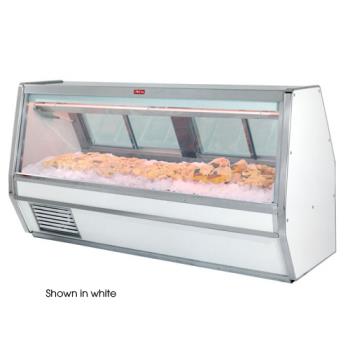 HWDSCCFS40E10B - Howard McCray - SC-CFS40E-10-BE-LED - 124 1/2 in x 53 in Black Fish/Poultry Case Product Image