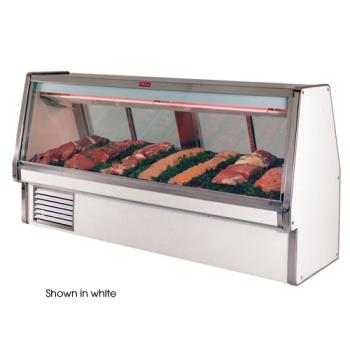 HWDSCCMS34E10B - Howard McCray - SC-CMS34E-10-BE-LED - 124 1/2 in x 53 1/2 in Black Red Meat Case Product Image