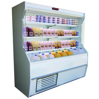 HWDSCD32E6LS - Howard McCray - SC-D32E-6-LED - 74 in x 72 in White Dairy Merchandiser Product Image