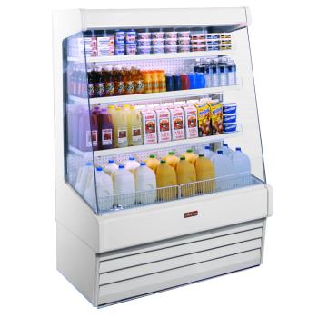 HWDSCOD30E4LS - Howard McCray - SC-OD30E-4-LED - 51 in x 72 in White Dairy Merchandiser Product Image
