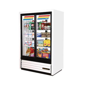 TRUGDM33 - True - GDM-33-HC-LD - 33 cu ft Refrigerated Merchandiser w/ 2 Sliding Doors Product Image