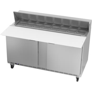 BEVSPE60HC16C - Beverage Air - SPE60HC-16C - 60 in Cutting Top Prep Table Product Image