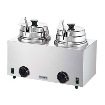 SVP81220 - Server - 81220 - Twin Topping Warmer w/(2) Lids/Ladles Product Image