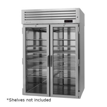 TURPRO50HGRIPT - Turbo Air - PRO-50H-G-RT - 2 Glass Door PRO Series Pass-Thru Roll-In Heated Cabinet Product Image