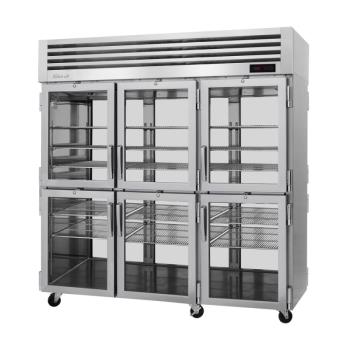 TURPRO776HGPT - Turbo Air - PRO-77-6H-G-PT - 6 Glass 1/2-Door PRO Series Pass-Thru Heated Cabinet Product Image