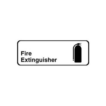 2801143 - Franklin - 2801143 - Fire Extinguisher Sign 3" x 9" Product Image