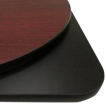 OAKMB30R - Oak Street Mfg. - MB30R - 30 in  x 1 in Round Mahogany/Black Table Top Product Image