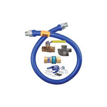 31213 - Dormont - 16100KIT36 - 1 in x 36 in Blue Hose™ Deluxe Gas Hose Connector Kit Product Image