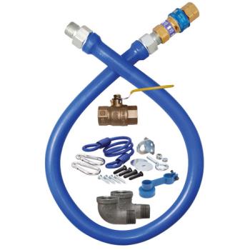 321839 - Dormont - 1675KIT36 - 3/4 in x 36 in Blue Hose™ Deluxe Gas Hose Connector Kit Product Image
