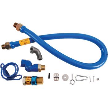 1571096 - Dormont - 1675BPQSR60 - 60 in 3/4 in NPT  Blue Hose® Gas Connector Kit Product Image
