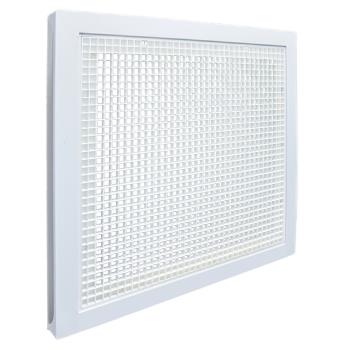 8018512 - American Louver - STR-ERFG-W - 23 3/4 in x 23 3/4 in White Filter Grille Product Image