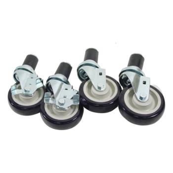 35805 - Kason® - 1 5/8 in Expanding Stem Caster Set with  4 in Wheels Product Image