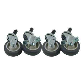 35807 - Kason® - 1 in Expanding Stem Caster Set with  4 in Wheels Product Image