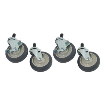 35798 - Kason® -1 in Expanding Stem Caster Set with 5 in Wheels Product Image