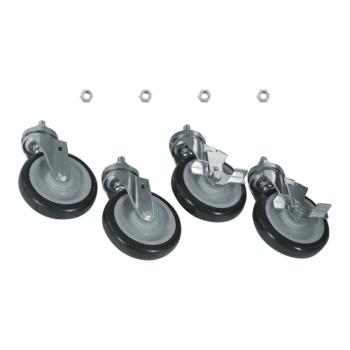 35799 - Mavrik - 35799 - 1/2 in Threaded Stem Caster Set with  5 in Wheels Product Image