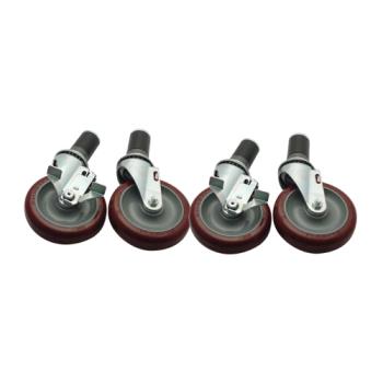35817 - Mavrik - 35817 - Heavy Duty 1 5/8 in Expanding Stem Caster Set with  5 in Wheels Product Image
