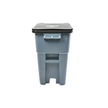 8011212 - Rubbermaid - SMFG9W2700GRAY - Trash Can W/ Casters Product Image