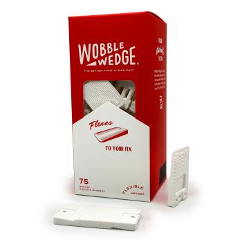 36354 - Wobble Wedge - 7075 - 75 Soft White Wobble Wedges Product Image