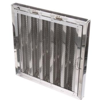 8014163 - Mavrik - AXAA6S2020WH - 20 in x 20 in Stainless Steel Hood Filter w/ Spark Arrestor and Hooks Product Image