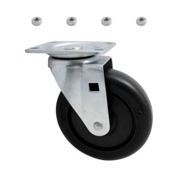 35153 - Rubbermaid - 4614-L3 - 5 in Cube/Spring Platform Truck Swivel Caster Product Image