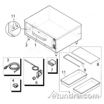  - Hatco HDW Series Drawer Warmer Parts Product Image