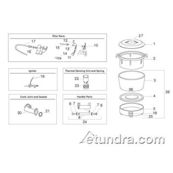  - Rinnai Rice Cooker Parts Product Image