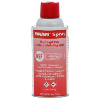 851152 - Haynes - 50 - 9 oz Food Grade Lubricant Spray Product Image