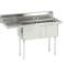 ADVFE2181218LX - Advance Tabco - FE-2-1812-18L-X - 18 in x 18 in x 12 in 2 Compartment Sink w/ Left Drainboard