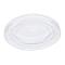 12494 - AmerCare - CFL-9 - Clear Compostable Flat Lid for 8 oz Container