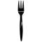 75215 - Karat - U2010B - Black Disposable Forks