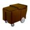 CAMICS175LB131 - Cambro - ICS175LB131 - 175 lb Dark Brown SlidingLid™ Ice Caddy