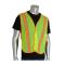 PIN3000900LY - PIP - 300-0900LY - Yellow Mesh Safety Vest Non-ANSI w/ Reflective Tape