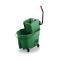 12874 - Rubbermaid - FG758888GRN - 35 qt Green WaveBrake® Side Press combo Mop Bucket
