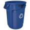 12898 - Rubbermaid - FG263273BLUE - 32 gal BRUTE® Recycling Can