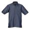CFWSKS002IBL2XL - Chef Works - SKS002-IBL-2XL - Indigo Blue Detroit Short-Sleeve Denim Shirt (2XL)