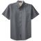1170STG2XL - KNG - 1170STG2XL - 2XL Steel Grey Men's Short Sleeve Dress Shirt