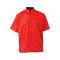 2126RDBKS - KNG - 2126RDBKS - Small Men's Active Red Short Sleeve Chef Shirt