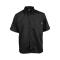 2240BKBKM - KNG - 2240BKBKM - M Active Lightweight Black Chef Shirt