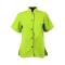 KNG2127LMSLS - KNG - 2127LMSLS - Small Women's Active Lime Green and Slate Chef Shirt