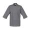 81936 - Chef Works - JLCL-GRY-2XL - (2XL) Gray 3/4 Sleeve Coat