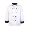 10482XL - KNG - 10482XL - 2XL White and Black Executive Chef Coat