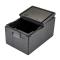 CAMEPP180FLSW110 - Cambro - EPP180FLSW110 - 48.6 qt Black Cam GoBox® Flip Lid Insulated Food Pan Carrier