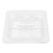 78470 - Cambro - 60CWL135 - 1/6 Size Clear FlipLid® Hinged Food Pan Cover