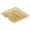 281542 - Cambro - 60HPCHN150 - 1/6 Size Amber H-Pan™ Notched Handled High Heat Food Pan Cover