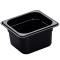 78433 - Cambro - 64HP110 - 1/6 Size 4 in Black H-Pan™ High Heat Food Pan