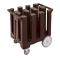 CAMDC700131 - Cambro - DC700131 - 7 in Plate Brown Poker Chip Dish Caddy