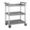 86338 - Winco - UC-2415G - 32 in x 16 1/4 in Gray Utility Cart