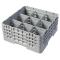 CAM9S638151 - Cambro - 9S638151 - 9 Compartment 6 7/8 in Camrack® Glass Rack